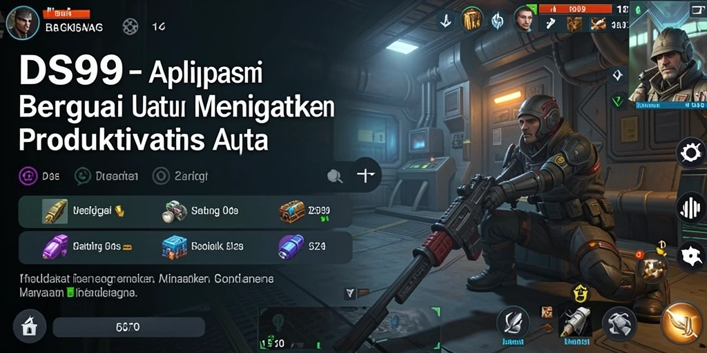 Tampilan antarmuka aplikasi DS99 yang intuitif dan fungsional.