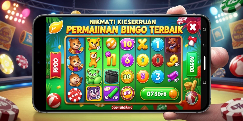 Screenshot gameplay RPOK yang menunjukkan suasana Bingo yang mengasyikkan.