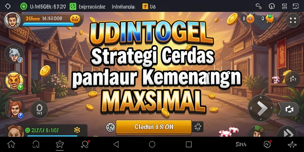 Tampilan gameplay <strong>UDINTOGEL</strong> dengan aksi strategis yang mendebarkan.